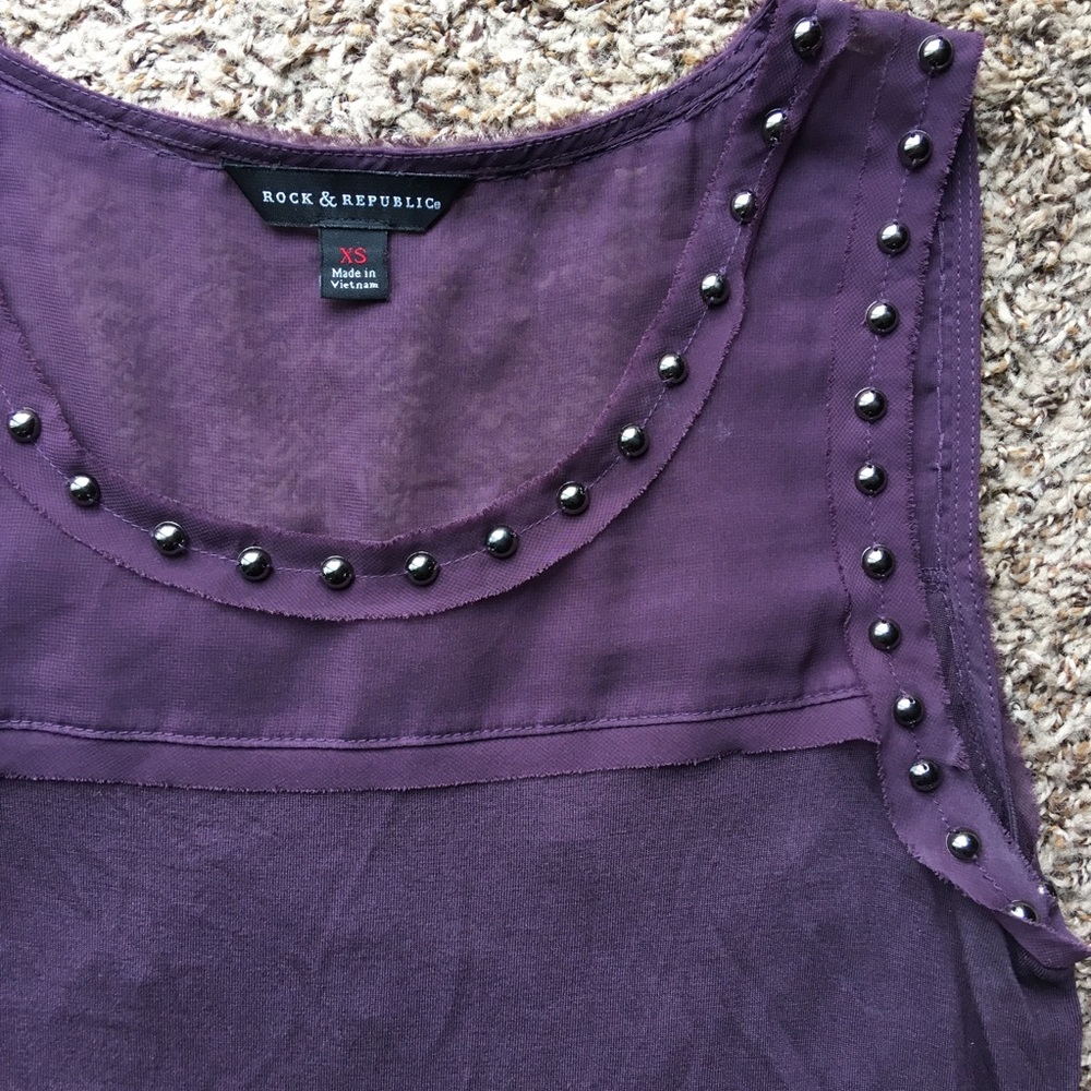 Rock & Republic Studded Tank